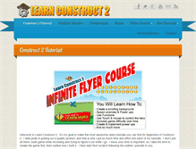 Tablet Screenshot of construct2tutorial.com